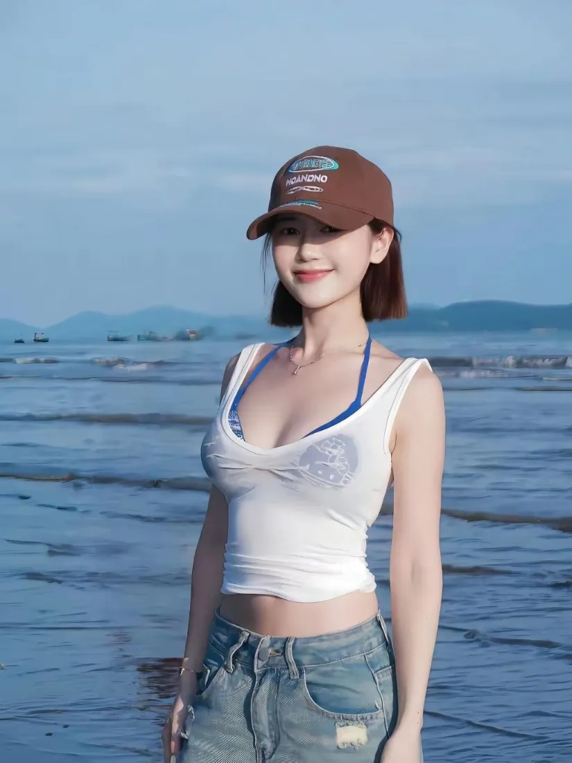 海边美女手机壁纸|海滩背景图片 - 白衣牛仔短裤「哲风壁纸」 海边美女手机壁纸|海滩背景图片 - 白衣牛仔短裤「哲风壁纸」