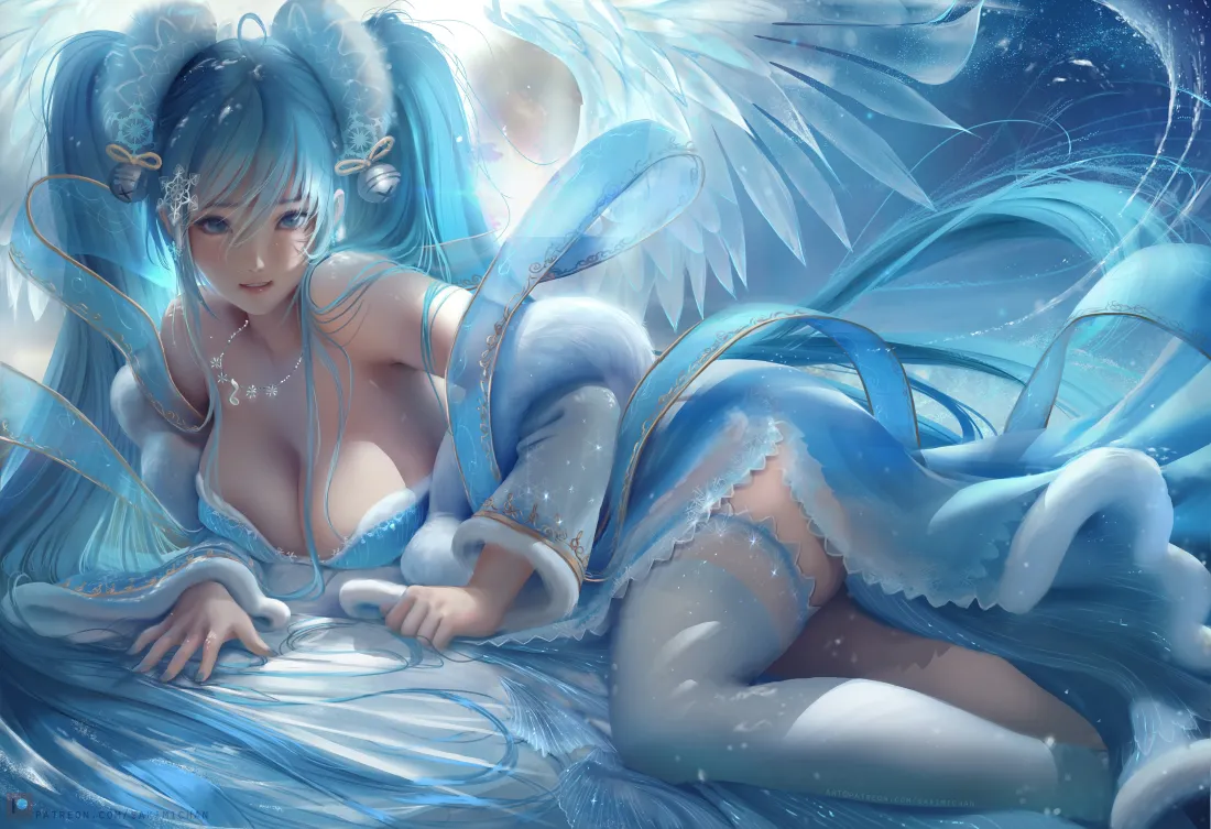 4k初音miku 4K壁纸|蓝色系 - 天使翅膀「哲风壁纸」 4k初音miku 4K壁纸|蓝色系 - 天使翅膀「哲风壁纸」