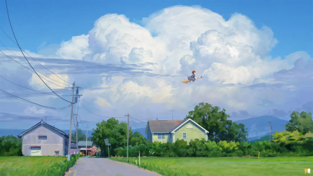 4k魔女宅急便乡村天空壁纸|田园风景 - 琪琪「哲风壁纸」 4k魔女宅急便乡村天空壁纸|田园风景 - 琪琪「哲风壁纸」