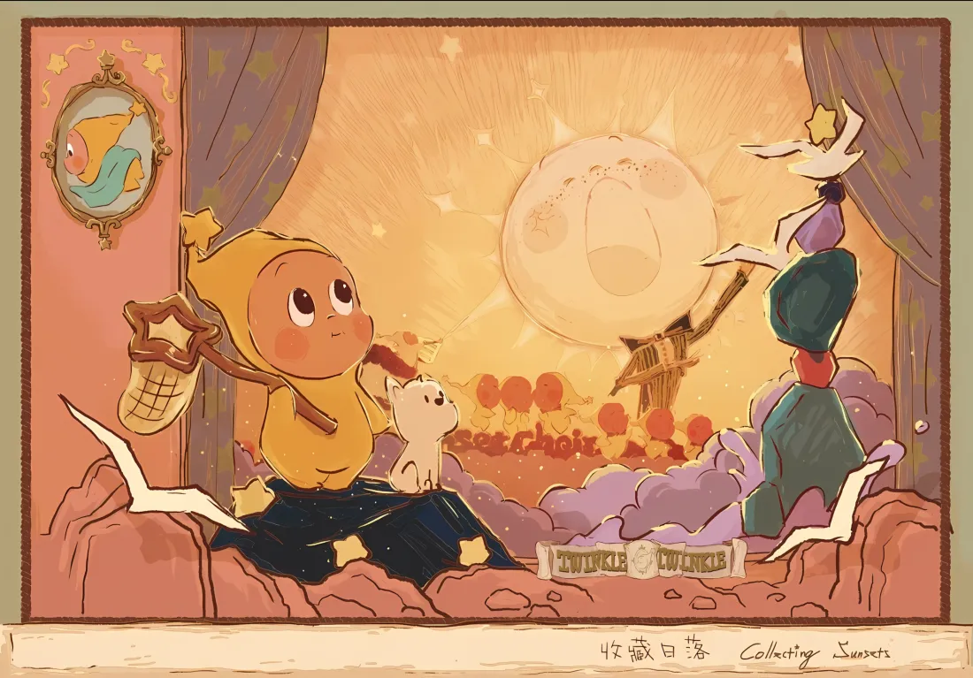 2k星星人泡泡玛特壁纸|暖黄房间背景 - 卡通插画「哲风壁纸」 2k星星人泡泡玛特壁纸|暖黄房间背景 - 卡通插画「哲风壁纸」