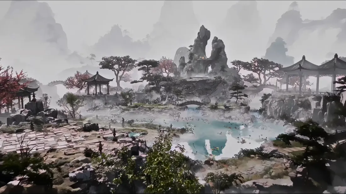 4k凡人修仙传壁纸｜古风山水背景 - 动漫风景「哲风壁纸」