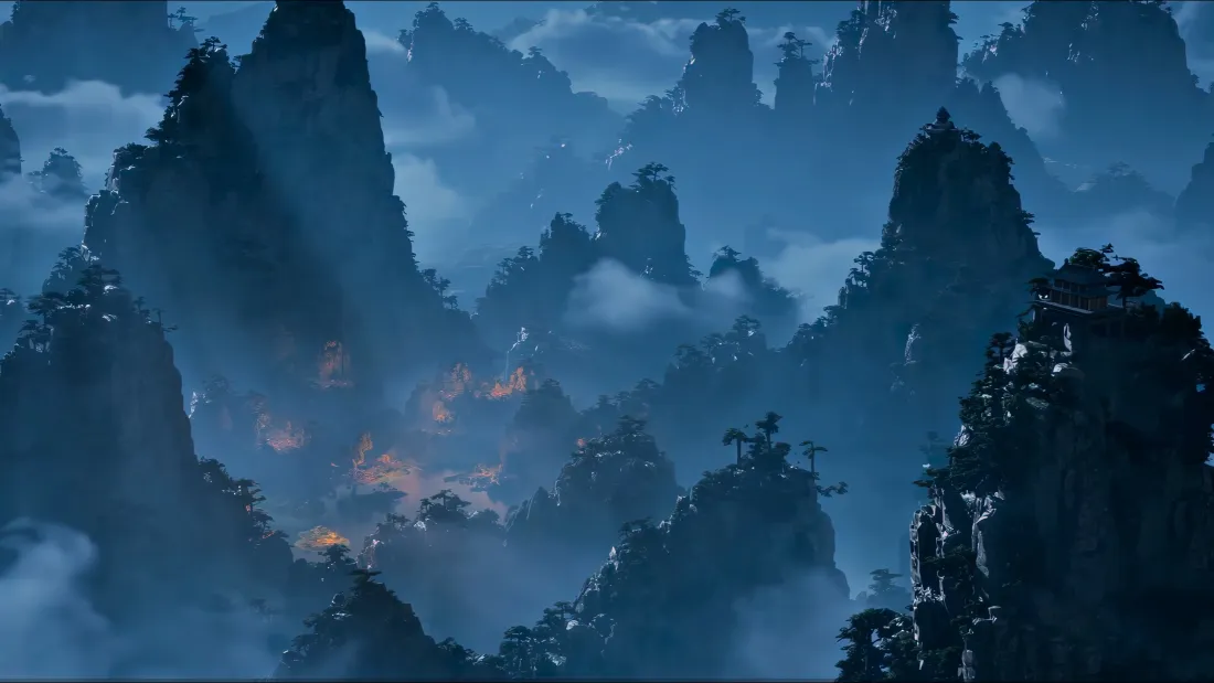 4k凡人修仙传壁纸|仙侠山峰背景 - 云雾风景「哲风壁纸」 4k凡人修仙传壁纸|仙侠山峰背景 - 云雾风景「哲风壁纸」