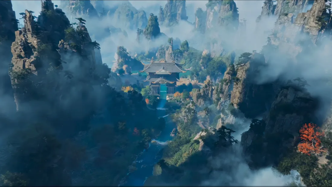 4k凡人修仙传壁纸｜仙侠风景 - 云雾山峰「哲风壁纸」