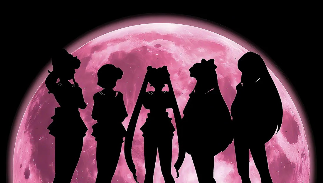 4k美少女战士壁纸|粉月背景 - 动漫剪影「哲风壁纸」 4k美少女战士壁纸|粉月背景 - 动漫剪影「哲风壁纸」