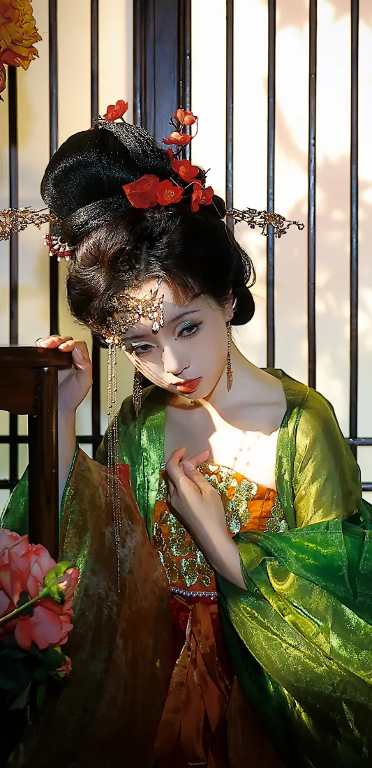 古装少女手机壁纸｜古风背景图片 - 华丽古装「哲风壁纸」