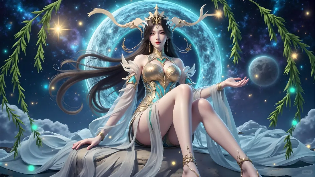 2k柳神壁纸｜完美世界背景图 - 玄幻女神「哲风壁纸」