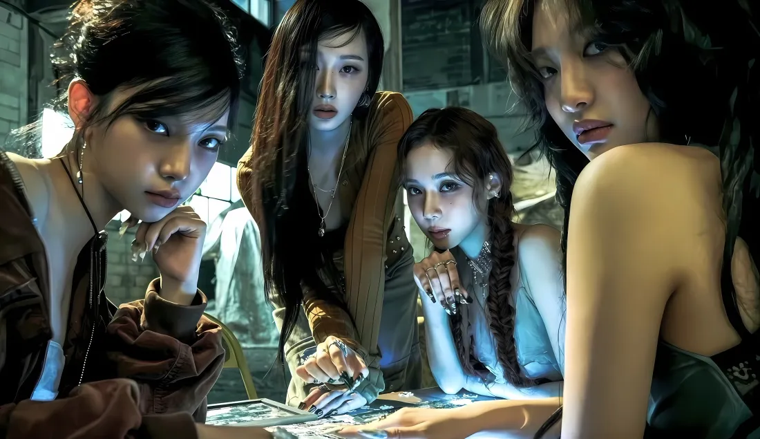 4kaespa壁纸｜女团背景图 - 桌游昏暗「哲风壁纸」