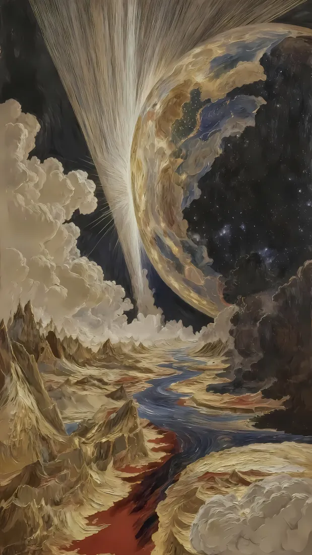 奇幻星球手机壁纸|光栅背景 - 山脉河流插画「哲风壁纸」 奇幻星球手机壁纸|光栅背景 - 山脉河流插画「哲风壁纸」