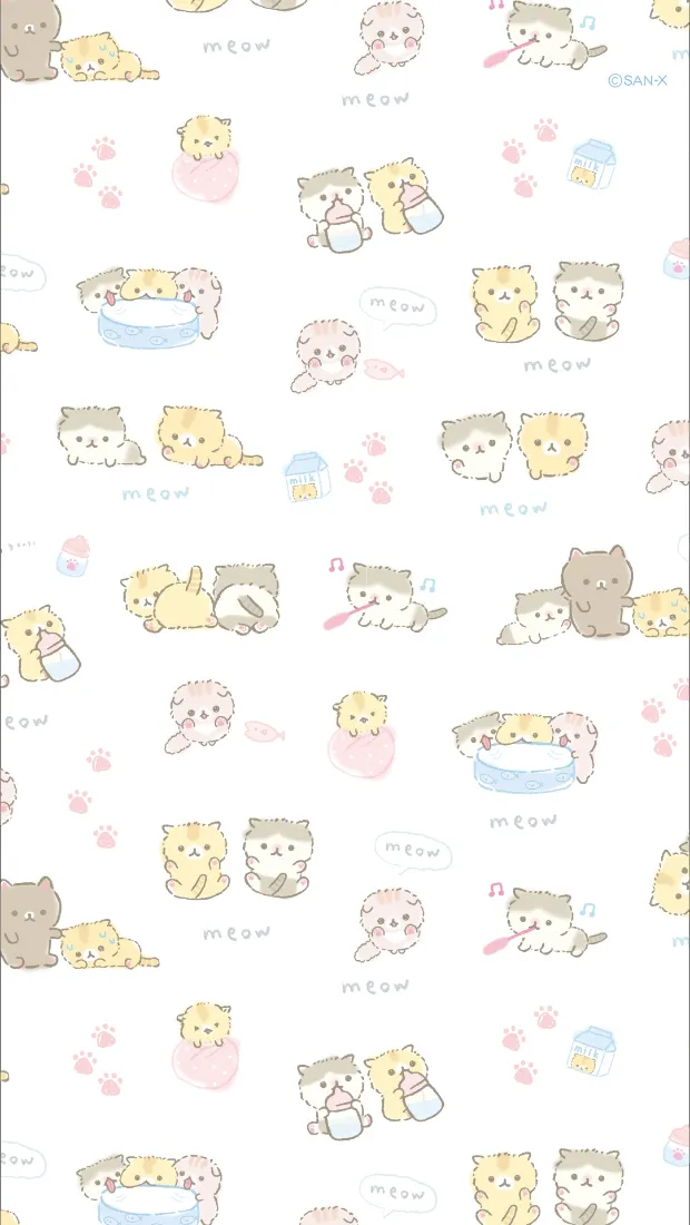 可爱小猫手机壁纸|卡通猫咪背景 - 萌宠「哲风壁纸」 可爱小猫手机壁纸|卡通猫咪背景 - 萌宠「哲风壁纸」
