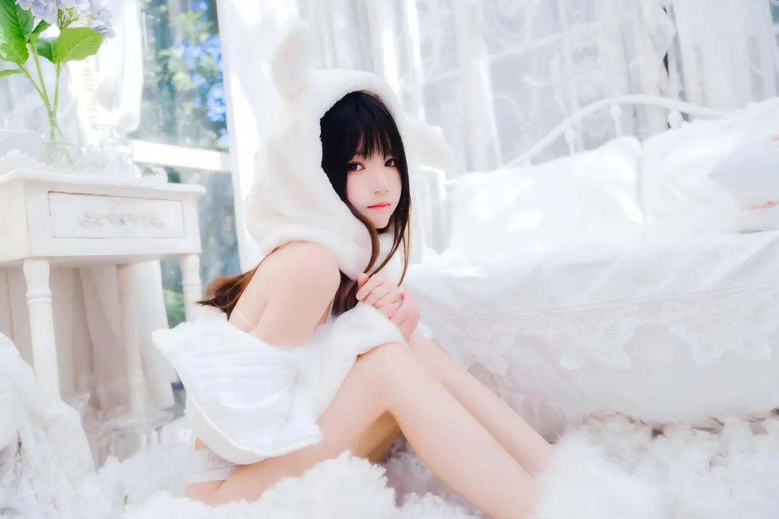 8k兔耳少女壁纸|白色卧室背景 - 性感写真「哲风壁纸」 8k兔耳少女壁纸|白色卧室背景 - 性感写真「哲风壁纸」