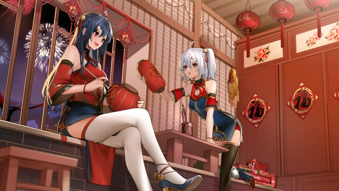 5k2233娘壁纸｜B站拜年祭 - 中国风「哲风壁纸」