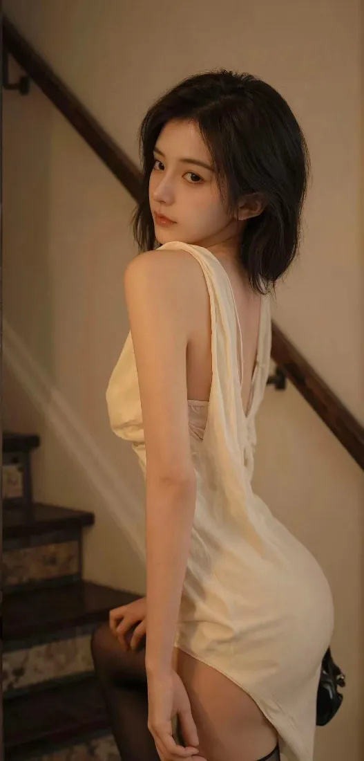 美女手机壁纸|楼梯背景图片 - 白色连衣裙「哲风壁纸」 美女手机壁纸|楼梯背景图片 - 白色连衣裙「哲风壁纸」