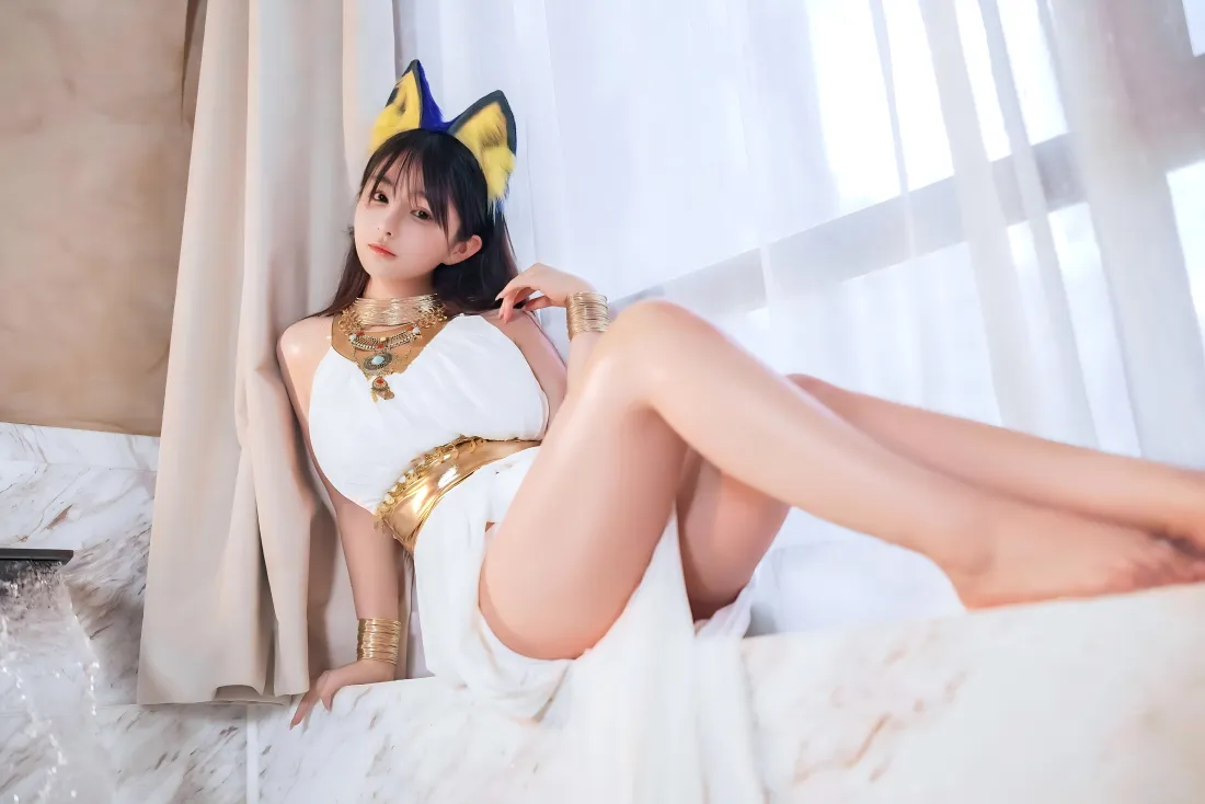 10kAnkha艳后cos壁纸｜室内 - 猫耳礼服「哲风壁纸」