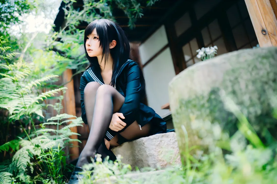 5k黑衣黑丝女生写真壁纸|户外绿植背景 - 美腿「哲风壁纸」 5k黑衣黑丝女生写真壁纸|户外绿植背景 - 美腿「哲风壁纸」