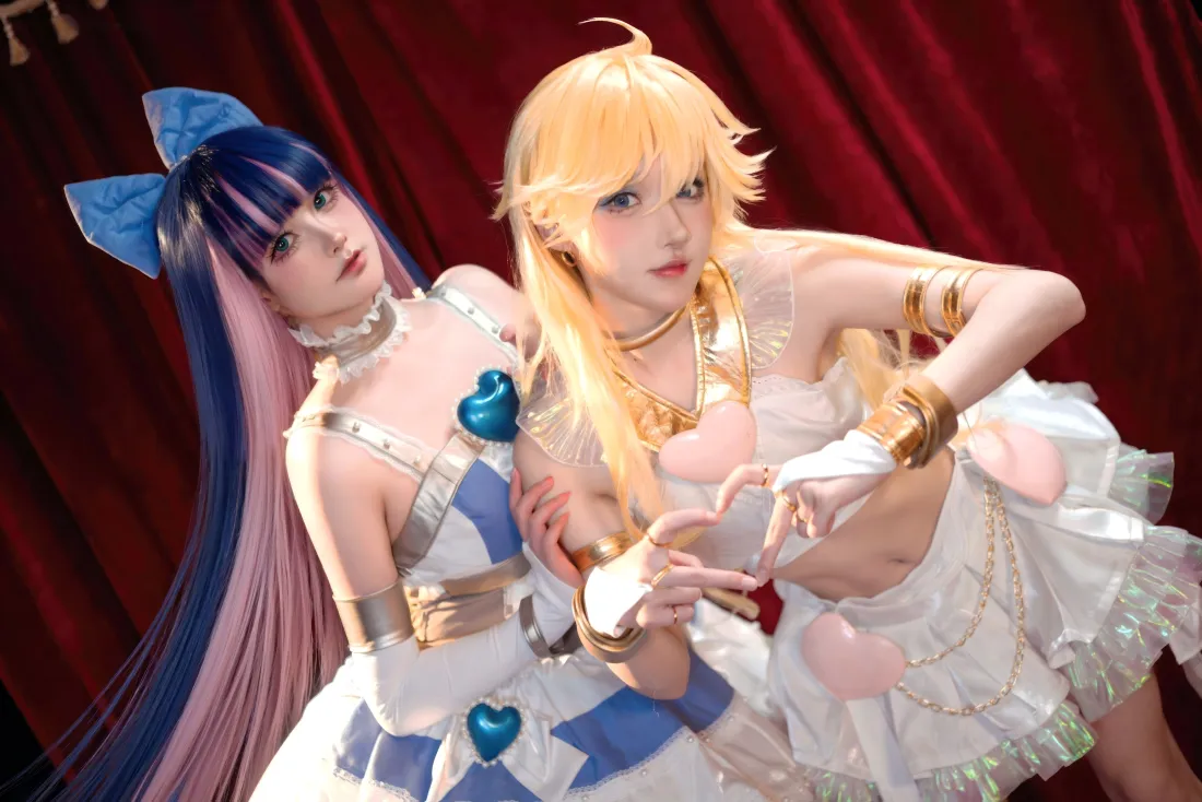5k吊带袜天使cos壁纸|红幕 - Panty&Stocking「哲风壁纸」 5k吊带袜天使cos壁纸|红幕 - Panty&Stocking「哲风壁纸」