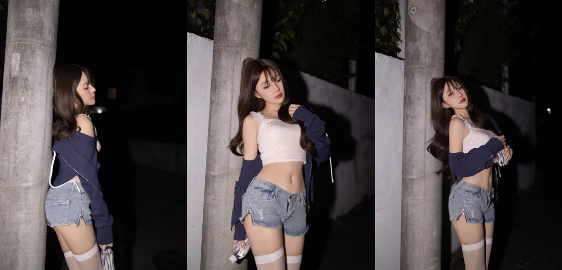 4k魅力壁纸 - 夜景 - 美女 - 迷人「哲风壁纸」
