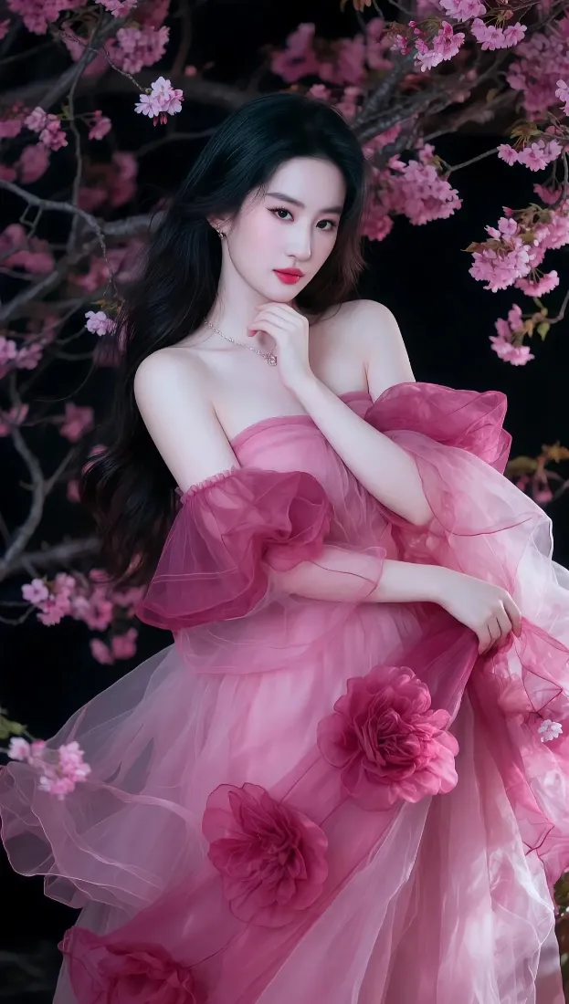 粉色纱裙美女手机壁纸|樱花背景图片 - 性感迷人「哲风壁纸」 粉色纱裙美女手机壁纸|樱花背景图片 - 性感迷人「哲风壁纸」