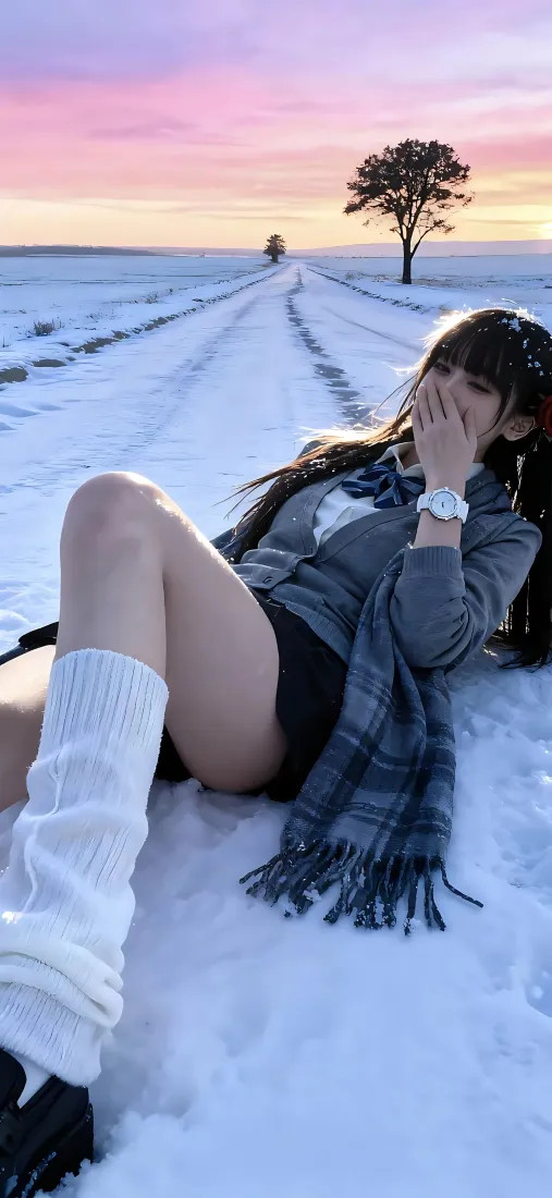 jk制服美女雪地手机壁纸|雪地背景图片 - 冬日黄昏「哲风壁纸」 jk制服美女雪地手机壁纸|雪地背景图片 - 冬日黄昏「哲风壁纸」