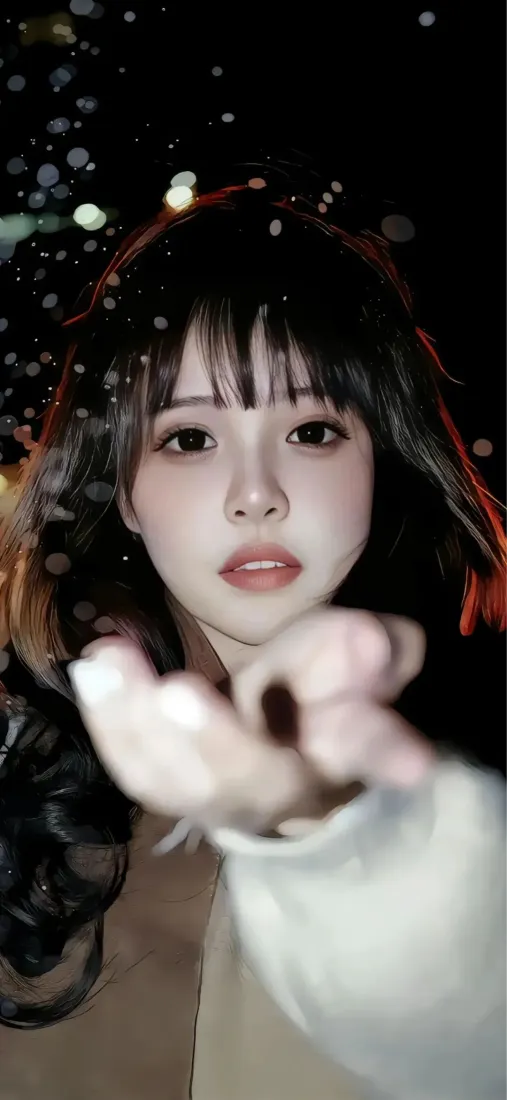 卷发美女手机壁纸|夜景背景图片 - 精致妆容Ios「哲风壁纸」 卷发美女手机壁纸|夜景背景图片 - 精致妆容Ios「哲风壁纸」