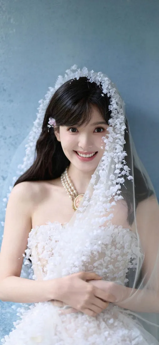 婚纱美女手机壁纸|浅蓝色背景图片 - 优雅新娘「哲风壁纸」 婚纱美女手机壁纸|浅蓝色背景图片 - 优雅新娘「哲风壁纸」