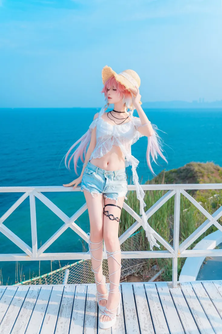 动漫美少女手机壁纸|海边平台背景图 - 夏日清新写真「哲风壁纸」 动漫美少女手机壁纸|海边平台背景图 - 夏日清新写真「哲风壁纸」