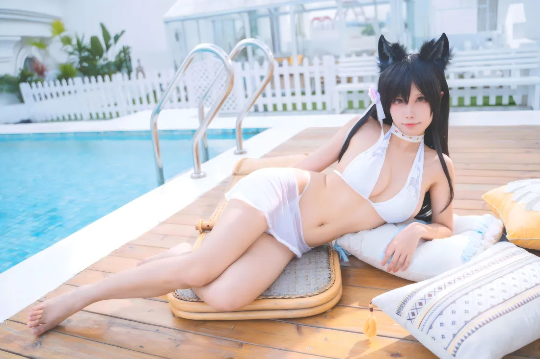 10k猫耳美女壁纸|泳池背景图片 - 夏日清凉「哲风壁纸」 10k猫耳美女壁纸|泳池背景图片 - 夏日清凉「哲风壁纸」
