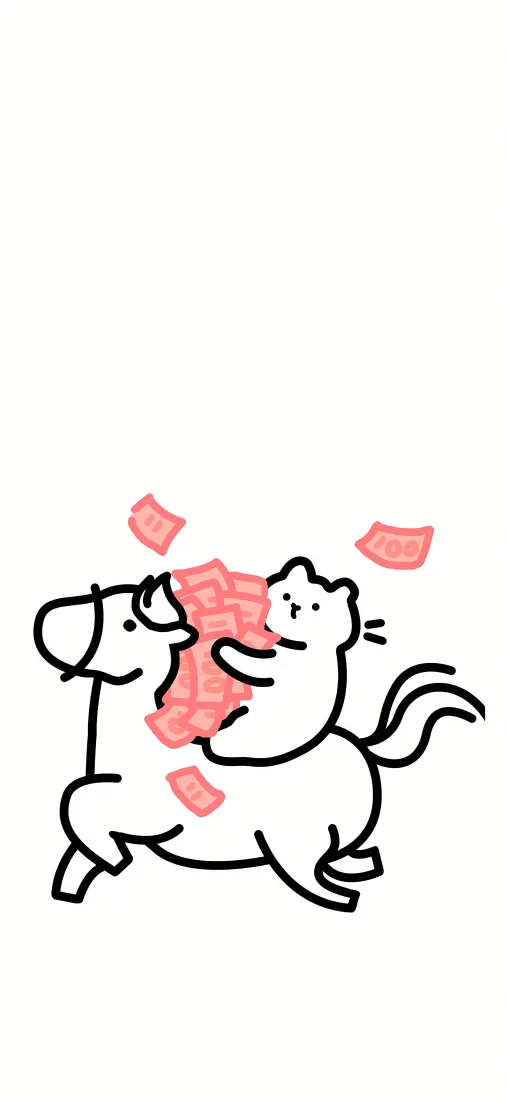 卡通小猫骑马手机壁纸|简约马年背景 - 粉色纸片「哲风壁纸」 卡通小猫骑马手机壁纸|简约马年背景 - 粉色纸片「哲风壁纸」