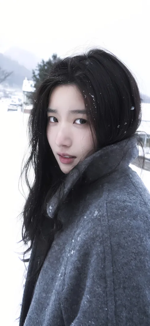 卢昱晓手机壁纸|雪地背景图片 - 灰色外套冬日「哲风壁纸」 卢昱晓手机壁纸|雪地背景图片 - 灰色外套冬日「哲风壁纸」