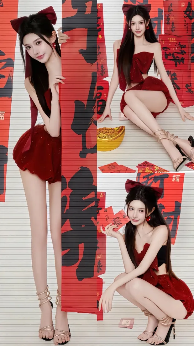 红衣美女手机壁纸|新年背景图片 - 喜庆中国风「哲风壁纸」 红衣美女手机壁纸|新年背景图片 - 喜庆中国风「哲风壁纸」