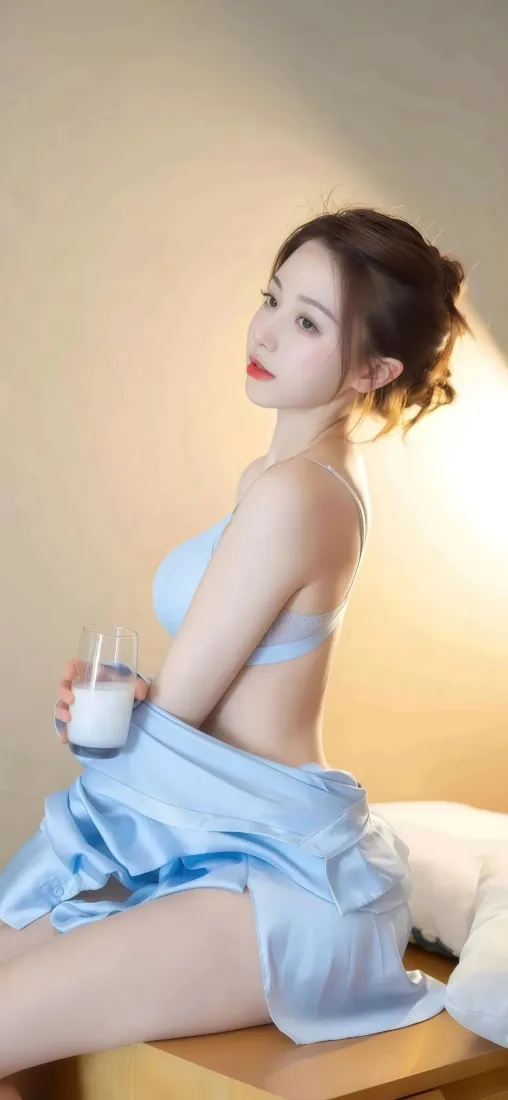 性感美女手机壁纸|居家背景图片 - 蓝色内衣牛奶「哲风壁纸」 性感美女手机壁纸|居家背景图片 - 蓝色内衣牛奶「哲风壁纸」