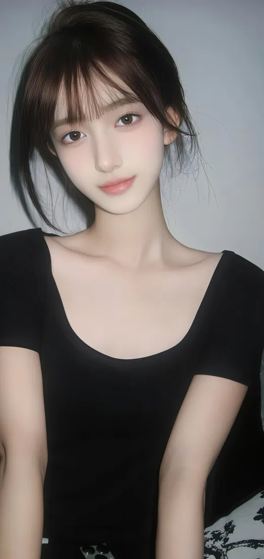 黑衣女生手机壁纸|灰色背景图片 - 人物写真「哲风壁纸」 黑衣女生手机壁纸|灰色背景图片 - 人物写真「哲风壁纸」