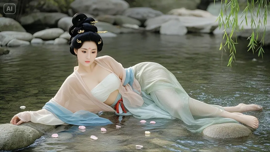古典人物手机壁纸|古风背景图片 - 水畔古装美人「哲风壁纸」 古典人物手机壁纸|古风背景图片 - 水畔古装美人「哲风壁纸」