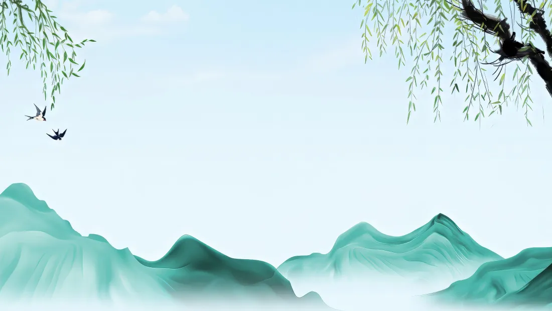 4k山水壁纸|国风背景图片 - 柳树飞鸟春景「哲风壁纸」 4k山水壁纸|国风背景图片 - 柳树飞鸟春景「哲风壁纸」