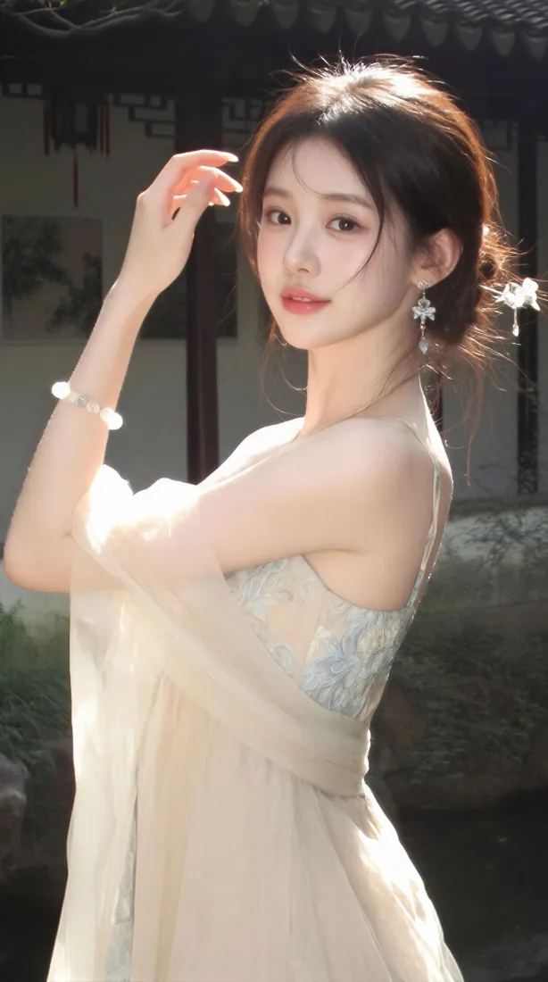 古风美女手机壁纸|中式庭院背景图片 - 浅纱裙优雅「哲风壁纸」 古风美女手机壁纸|中式庭院背景图片 - 浅纱裙优雅「哲风壁纸」
