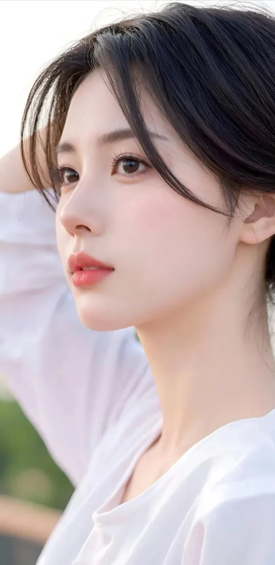 白衣美女手机壁纸|户外背景图片 - 清新「哲风壁纸」 白衣美女手机壁纸|户外背景图片 - 清新「哲风壁纸」