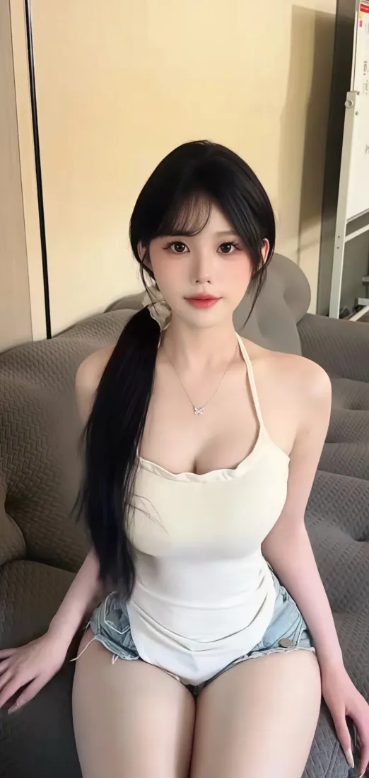 白衣美女手机壁纸|室内沙发背景图 - Ios「哲风壁纸」 白衣美女手机壁纸|室内沙发背景图 - Ios「哲风壁纸」