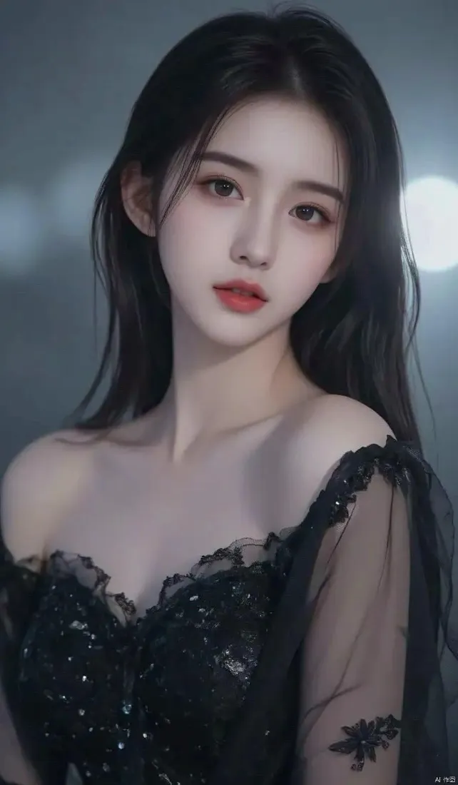 黑衣美女手机壁纸|黑色礼服背景图片 - 精致妆容「哲风壁纸」 黑衣美女手机壁纸|黑色礼服背景图片 - 精致妆容「哲风壁纸」