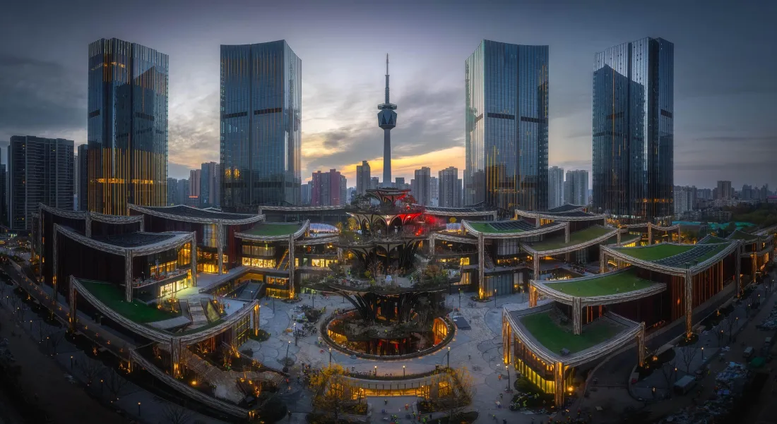 西安夜景壁纸|西安地标背景图片 - 超清「哲风壁纸」 西安夜景壁纸|西安地标背景图片 - 超清「哲风壁纸」