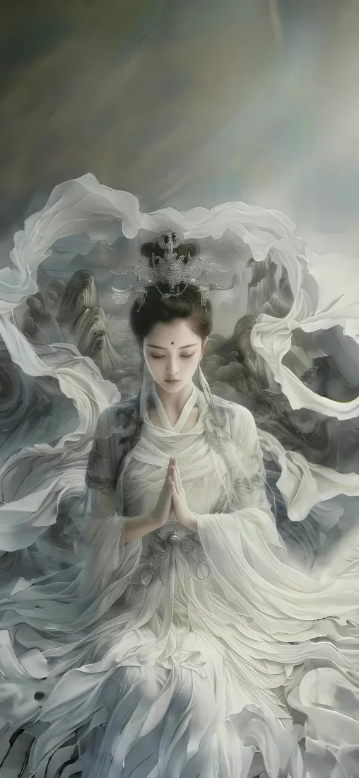 仙女手机壁纸|水墨古风背景图片 - 白衣飘带意境「哲风壁纸」 仙女手机壁纸|水墨古风背景图片 - 白衣飘带意境「哲风壁纸」