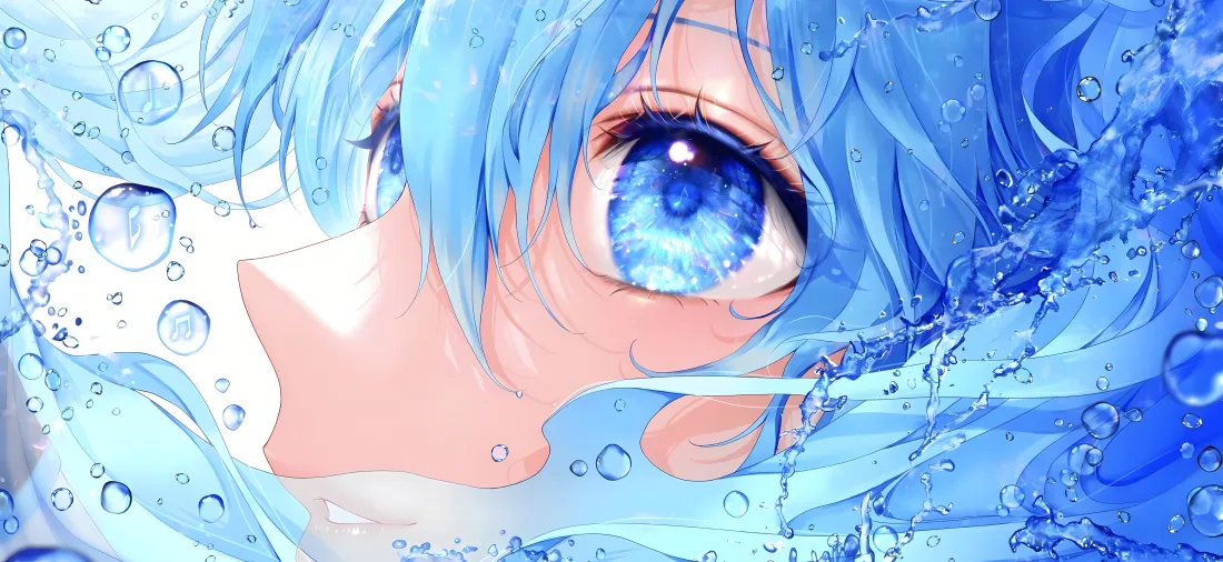 5k初音未来壁纸|海水背景图片 - 蓝发蓝眼「哲风壁纸」 5k初音未来壁纸|海水背景图片 - 蓝发蓝眼「哲风壁纸」