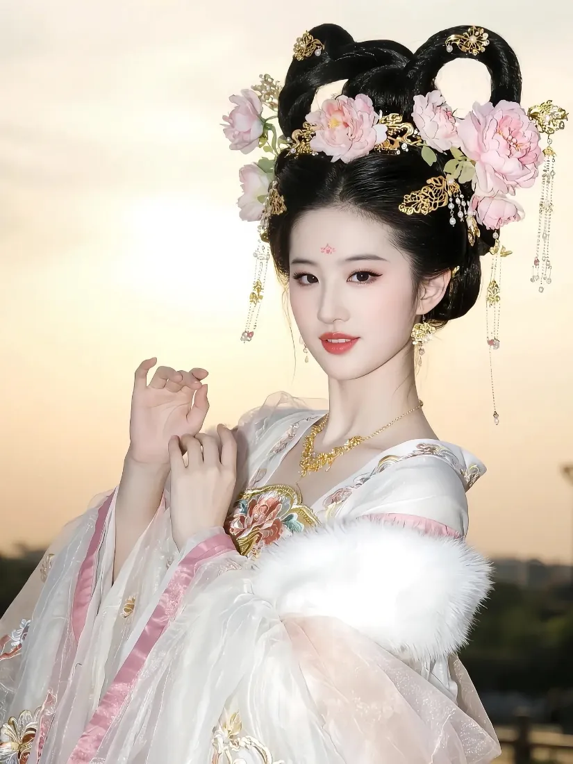 古风美女刘亦菲手机壁纸|古典背景图片 - 粉色花朵「哲风壁纸」 古风美女刘亦菲手机壁纸|古典背景图片 - 粉色花朵「哲风壁纸」
