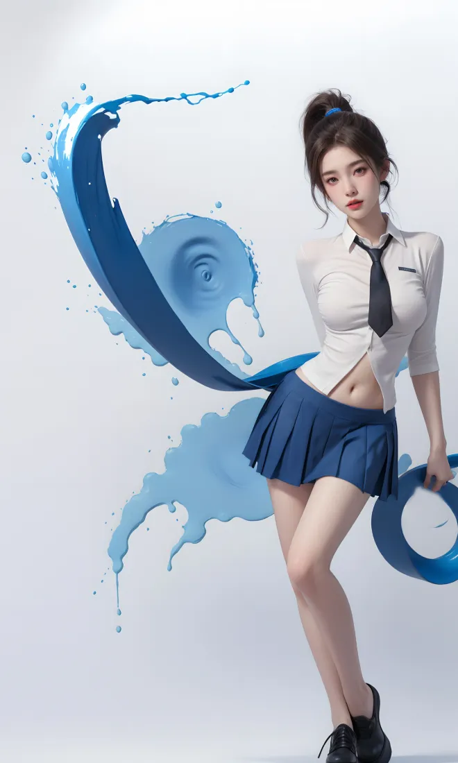 蓝衣女生手机壁纸|蓝色艺术背景图片 - 校园风「哲风壁纸」 蓝衣女生手机壁纸|蓝色艺术背景图片 - 校园风「哲风壁纸」