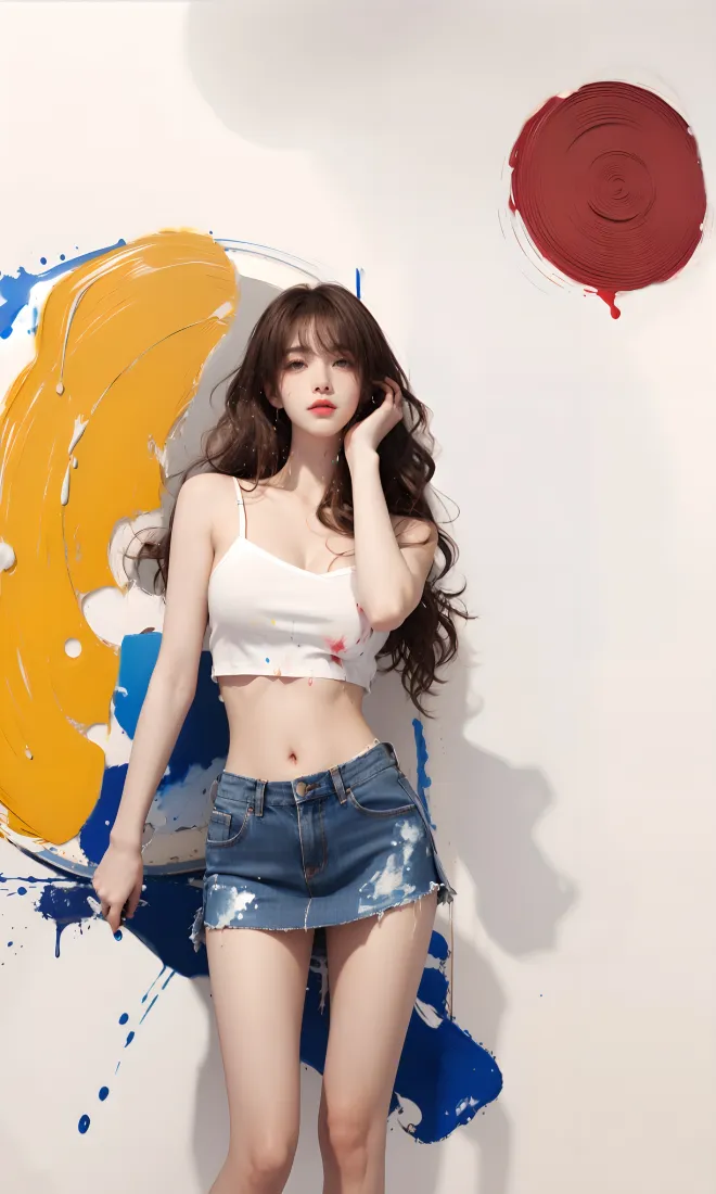 美女手机壁纸|涂鸦背景图片 - 时尚穿搭少女「哲风壁纸」 美女手机壁纸|涂鸦背景图片 - 时尚穿搭少女「哲风壁纸」