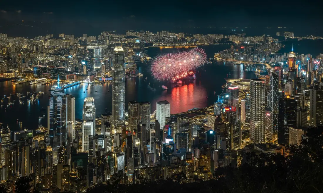 香港夜景壁纸｜城市背景图片 - 繁华都市「哲风壁纸」