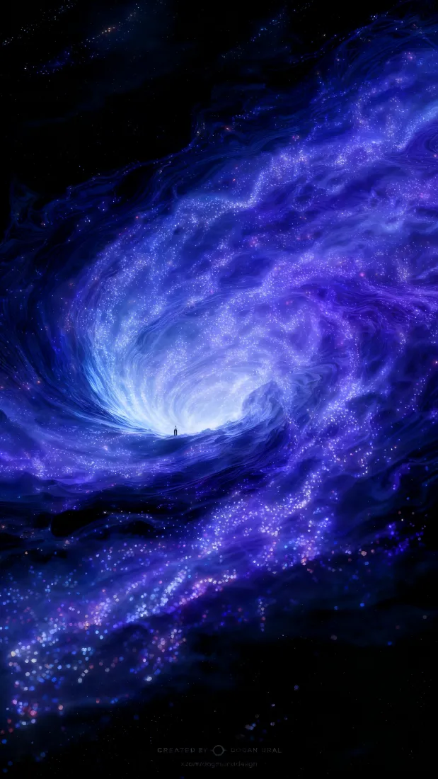 4k星系壁纸 - 宇宙 - 星轨 - 漩涡「哲风壁纸」