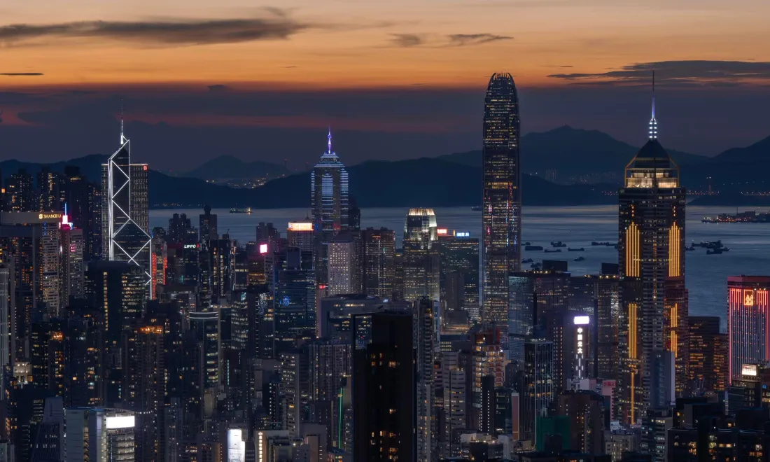 香港壁纸｜城市夜景背景图片 - 黄昏「哲风壁纸」