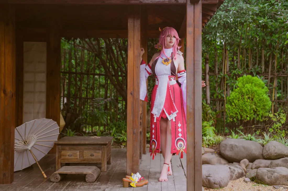 古风cosplay壁纸|日式庭院背景 - 粉色角色扮演「哲风壁纸」 古风cosplay壁纸|日式庭院背景 - 粉色角色扮演「哲风壁纸」