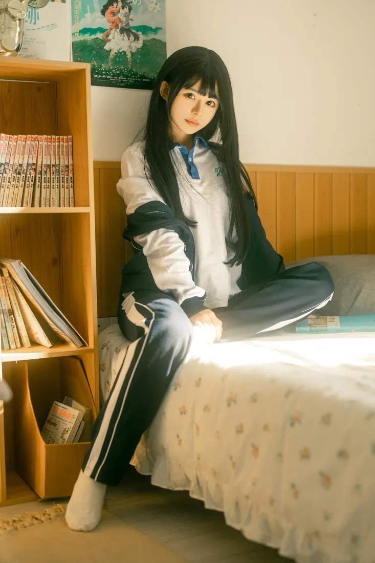 JK制服女生手机壁纸｜居家卧室背景图片 - 学生书架「哲风壁纸」