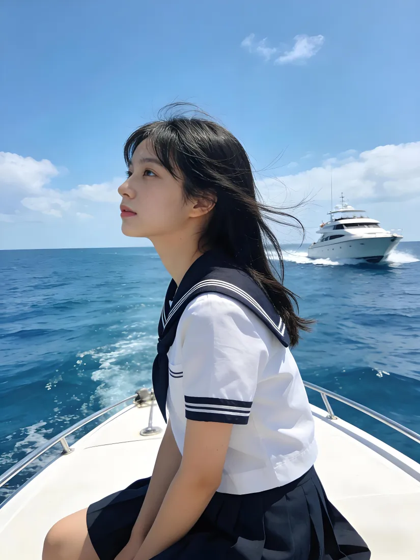 水手服美女手机壁纸|大海游艇背景图片 - 夏日海风「哲风壁纸」 水手服美女手机壁纸|大海游艇背景图片 - 夏日海风「哲风壁纸」