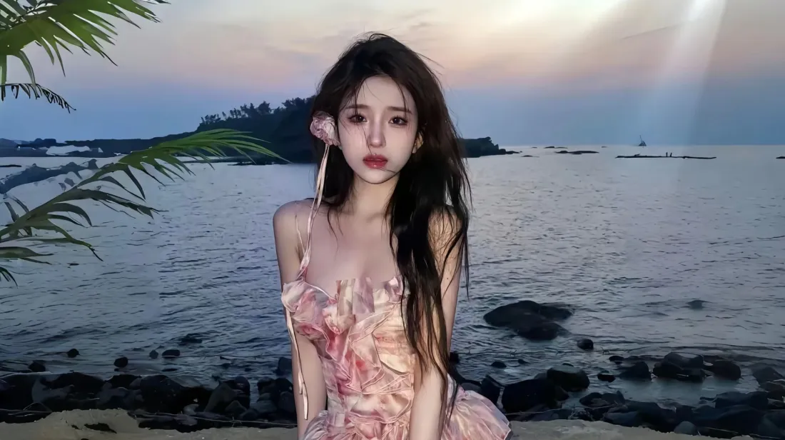 2k海边美女壁纸|海岸暮色背景图片 - 碎花裙 夕阳 礁石「哲风壁纸」 2k海边美女壁纸|海岸暮色背景图片 - 碎花裙 夕阳 礁石「哲风壁纸」